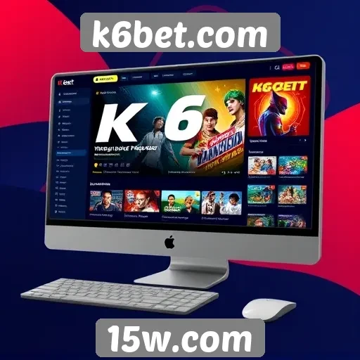 Análise da interface do usuário do k6bet.com
